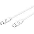 USB-C till USB-C Kabel flätad 60W 1,5m Vit