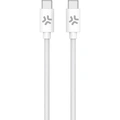 USB-C till USB-C Kabel flätad 60W 1,5m Vit
