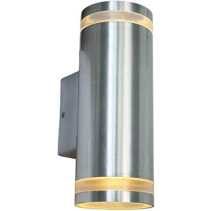 Nils II Väggarmatur 2xGU10-sockel IP44 Aluminium