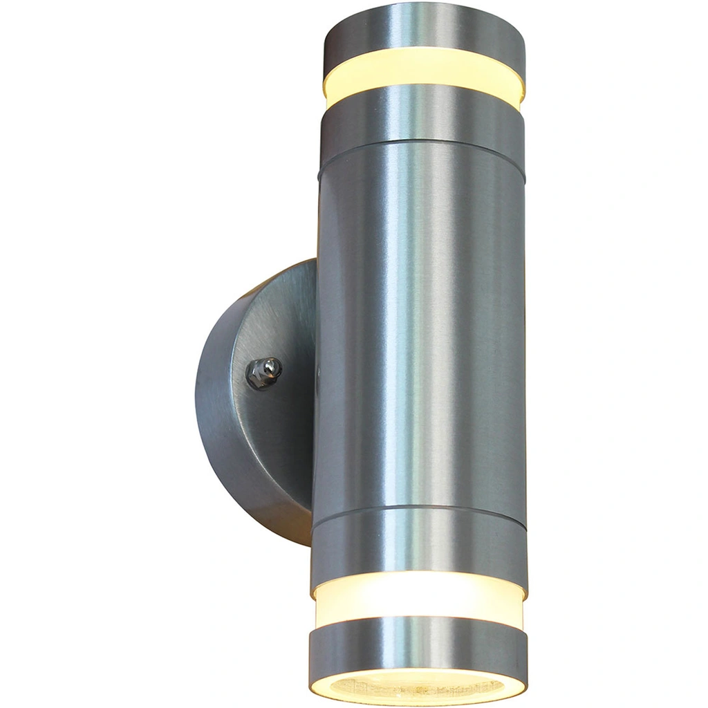 Fredrik II Väggarmatur 2xGU10-sockel IP44 Aluminium