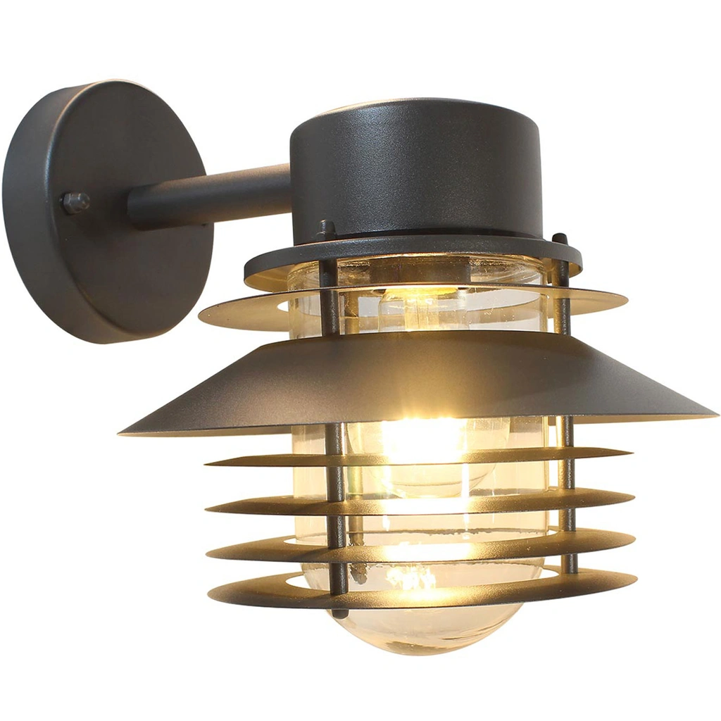 Stig Down Väggarmatur E27-sockel IP44 Antracit