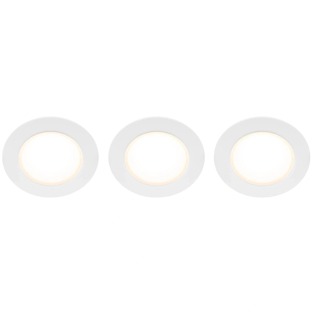Doris 230V Dimbar downlight spotlight 3000K 400lm IP65 3-pack Vit