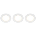 Doris 230V Dimbar downlight spotlight 3000K 400lm IP65 3-pack Vit