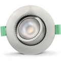 Ellen Infälld downlight Dim-to-Warm 520lm IP65 1-pack Borstad stål 