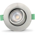Ellen Infälld downlight Dim-to-Warm 520lm IP65 3-pack Borstad stål