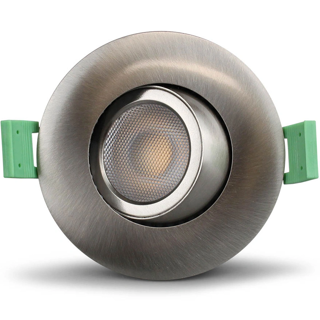 Ellen Infälld downlight Dim-to-Warm 520lm IP65 3-pack Borstad stål