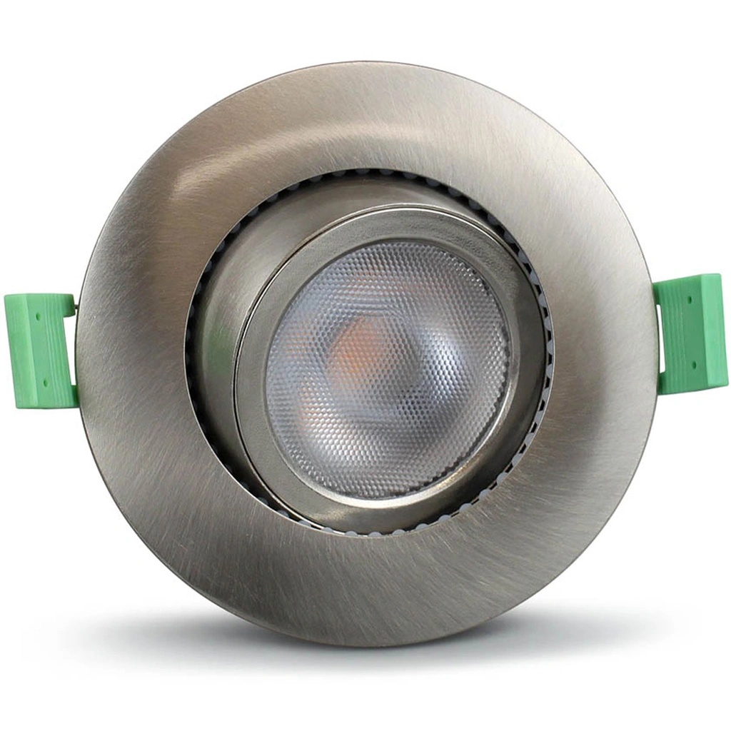 Ellen Infälld downlight Dim-to-Warm 520lm IP65 3-pack Borstad stål