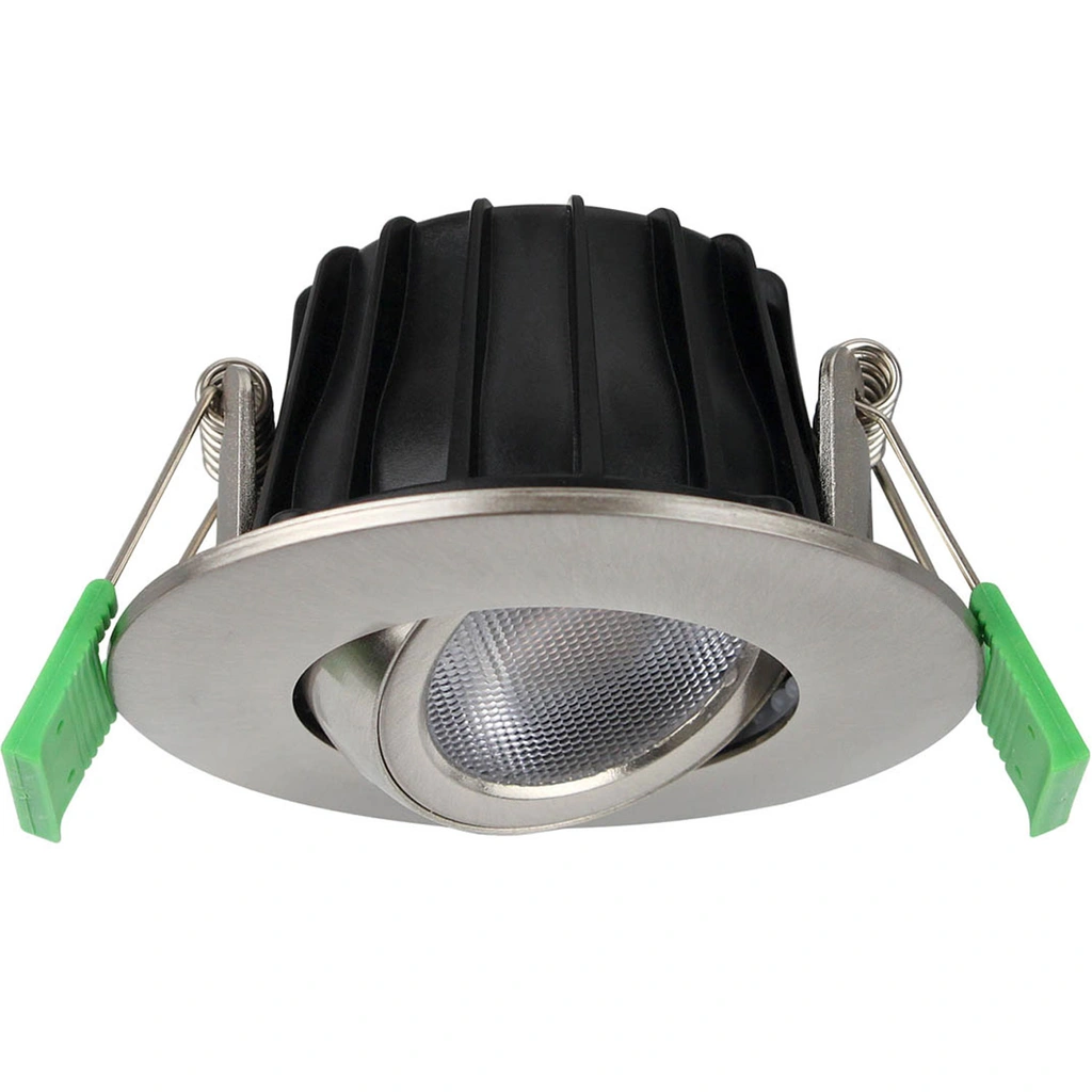 Ellen Infälld downlight Dim-to-Warm 520lm IP65 3-pack Borstad stål