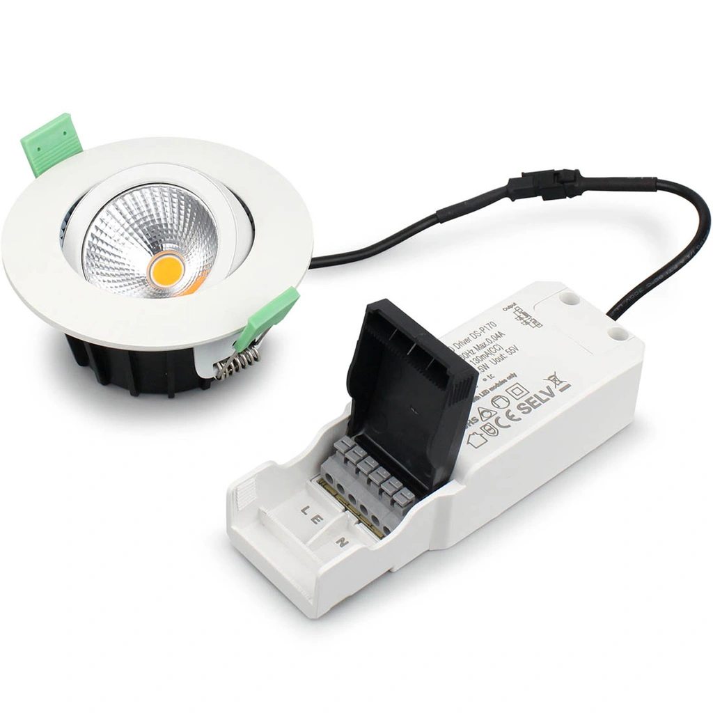 Lisa Dimbar Infälld downlight 3000K 600lm IP65 1-pack Vit 