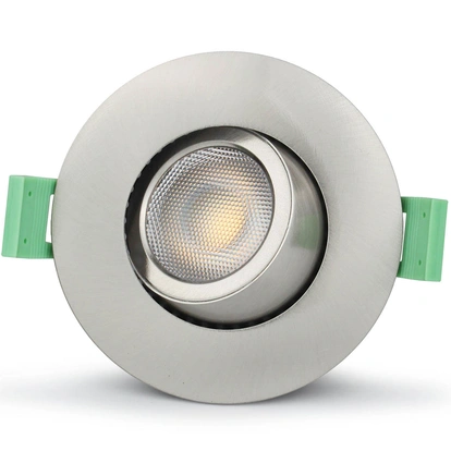 Sanna Dimbar Infälld downlight 3000K/4000K 520lm IP65 1-pack Borstad stål   
