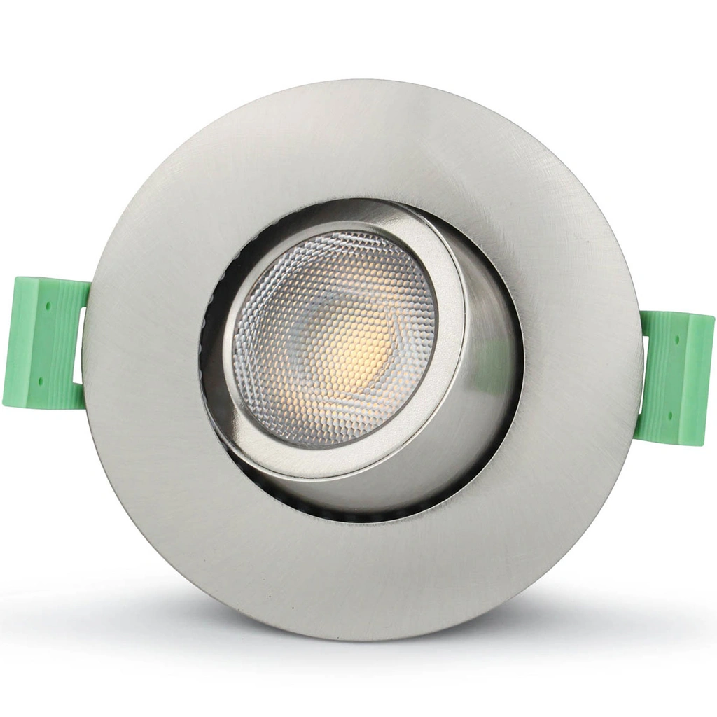 Sanna Dimbar Infälld downlight 3000K/4000K 520lm IP65 3-pack Borstad stål