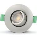 Sanna Dimbar Infälld downlight 3000K/4000K 520lm IP65 3-pack Borstad stål