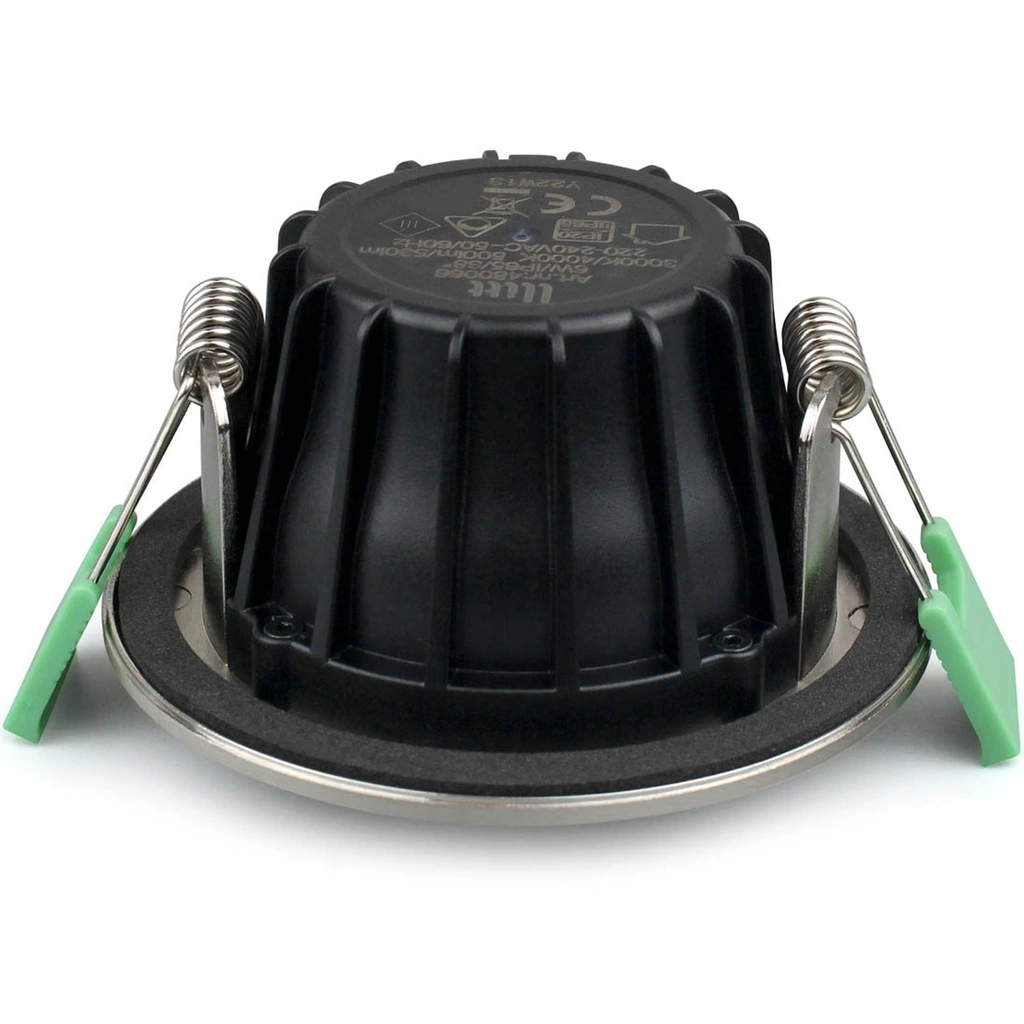 Sanna Dimbar Infälld downlight 3000K/4000K 520lm IP65 3-pack Borstad stål