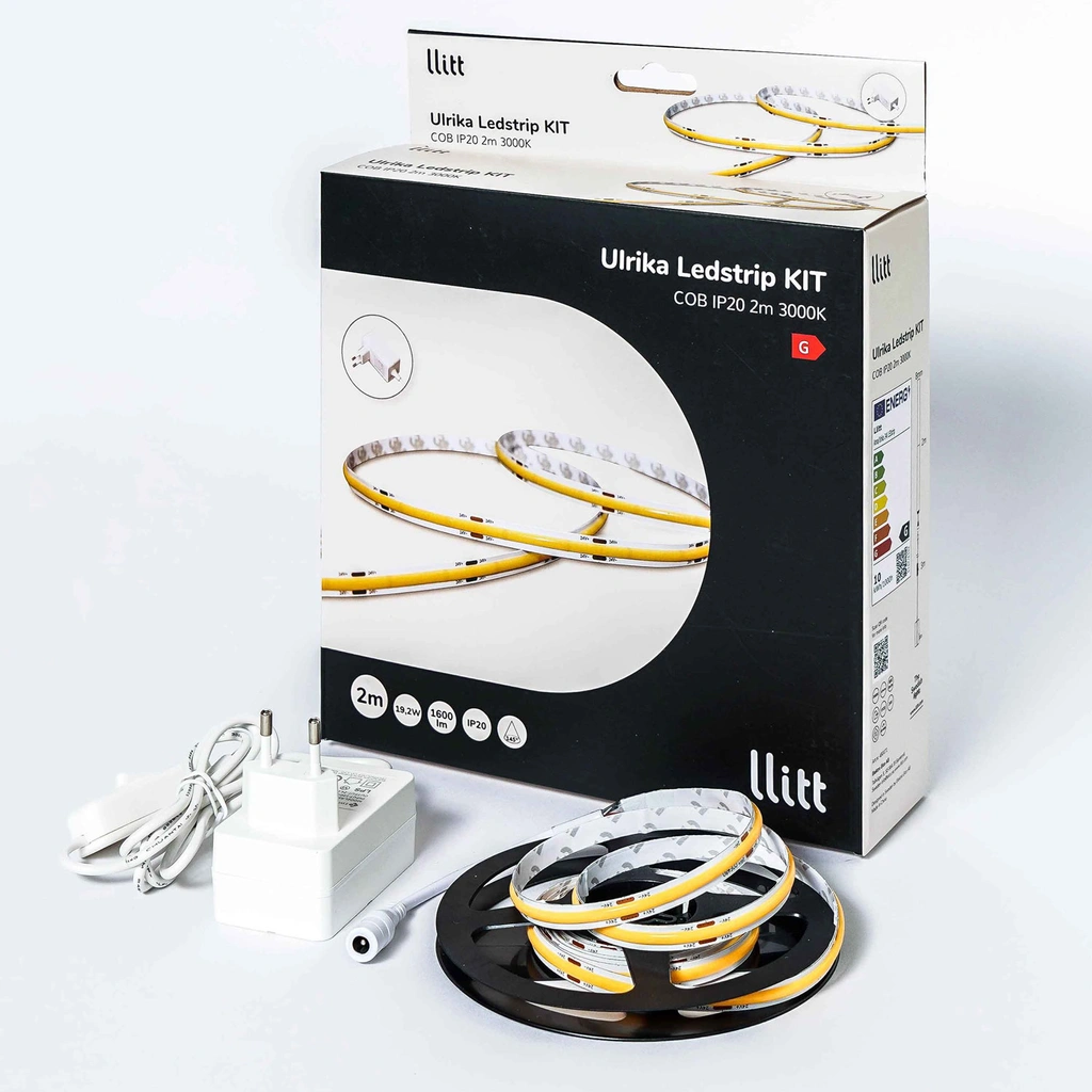 Ulrika Ledstrip kit COB-LED IP20 2m 3000K