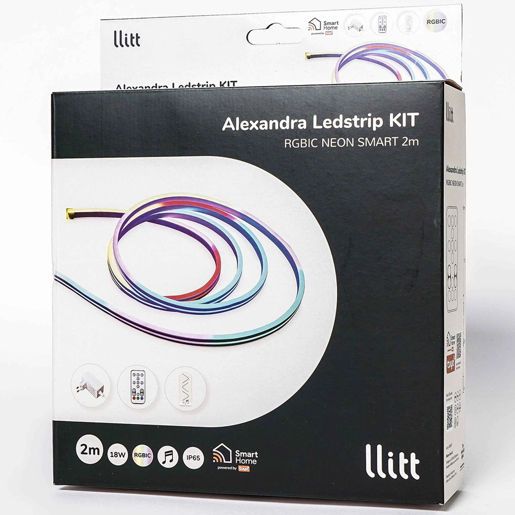 Alexandra Ledstrip kit RGBIC Neon IP65 Smart Tuya WiFi 2m​​​