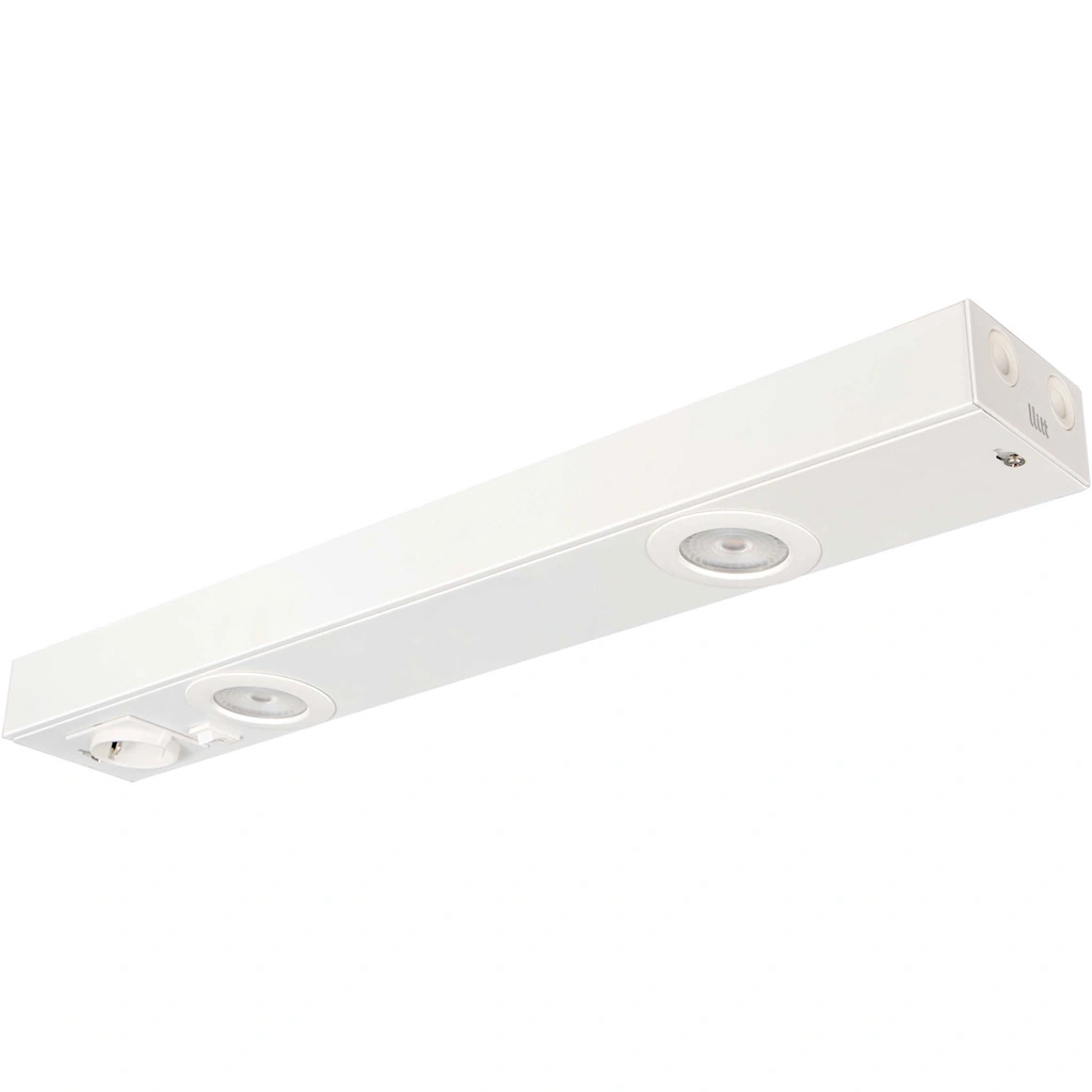 Emma 580 Köksbänksbelysning 2xspot + uttag 3000K 650lm 580cm