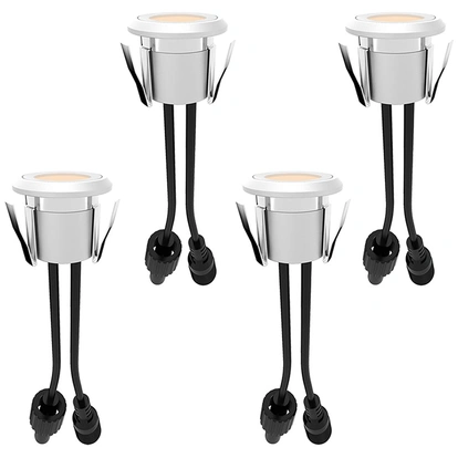 Allan Decklight kit 4-pack inkl strömadapter 12V 3000K 10lm IP67