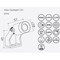 Allan Spotlight 1-pack 12V 3000K 10lm IP67