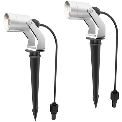 Allan Spotlight kit 2-pack inkl strömadapter 12V 3000K 10lm IP67