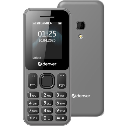 4G Knapptelefon med färg-skärm och plats för två SIM-kort