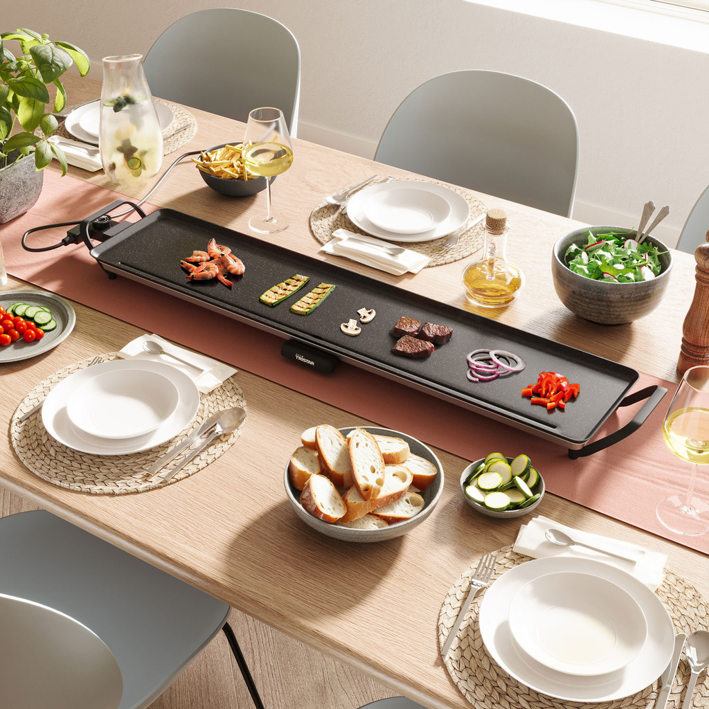 Bordsgrill Slim XXL  BP-2670  100X22cm  1,8m kabel