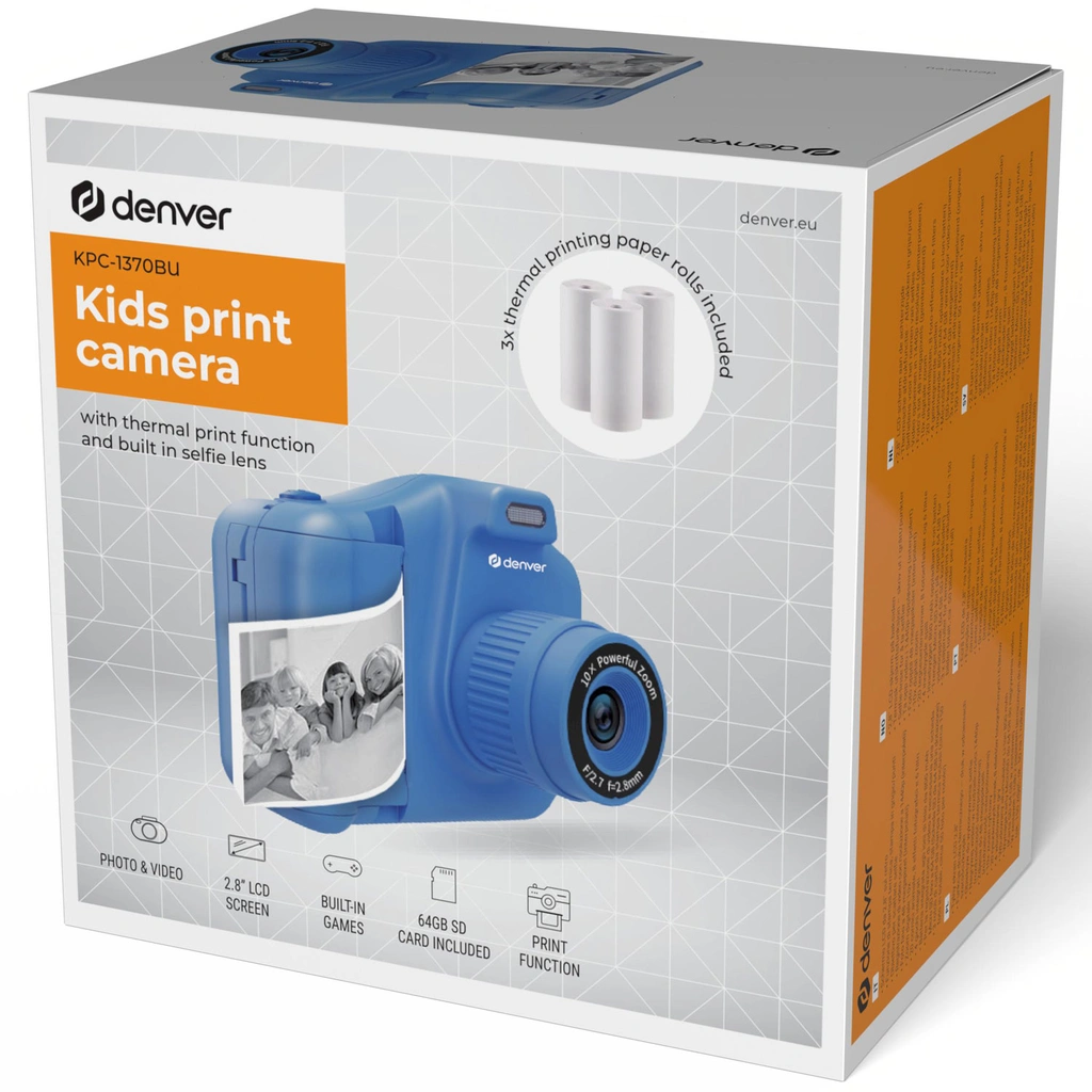 Kamera Utskriftsfunktion KPC-1370BU Blå