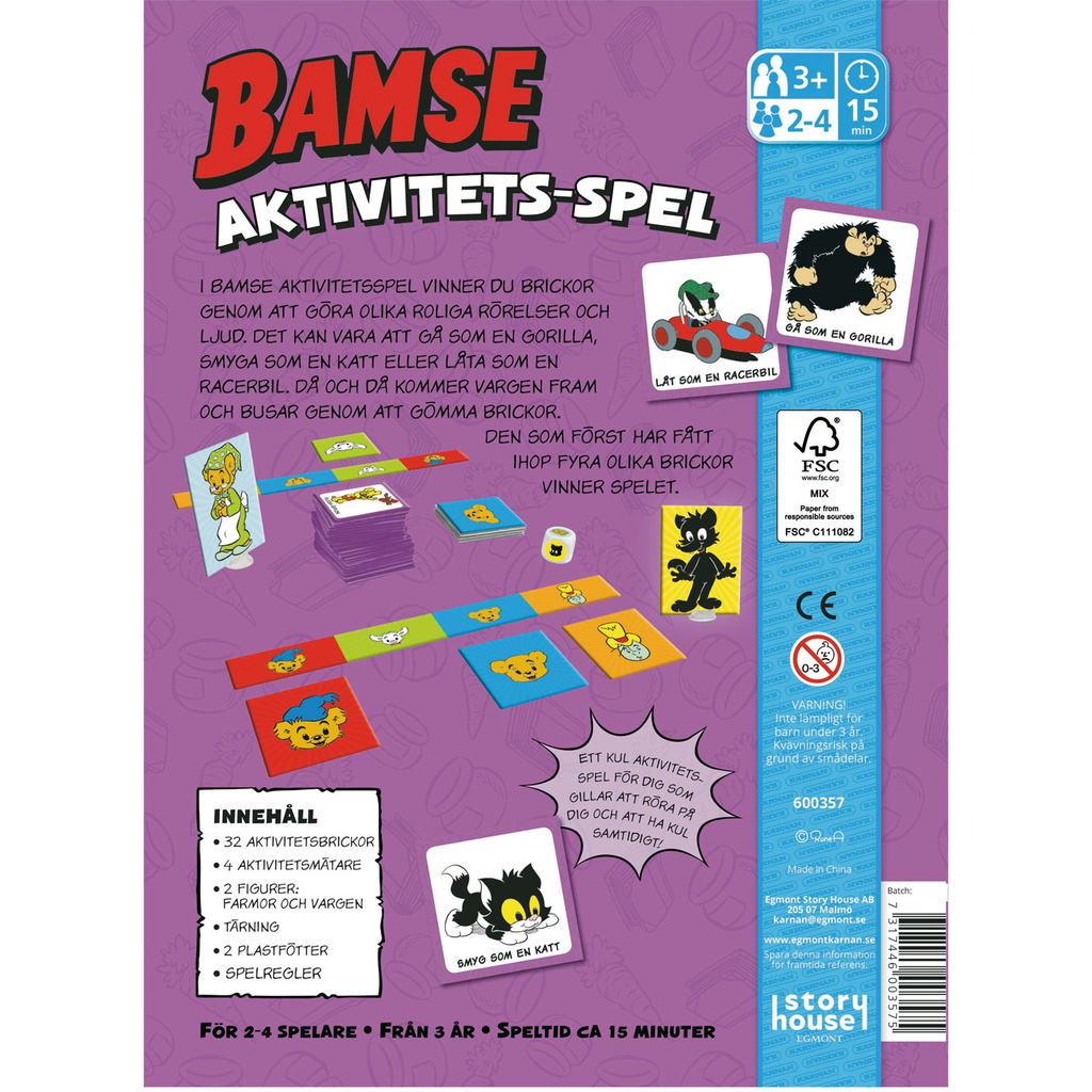 Bamse Aktivitetsspel
