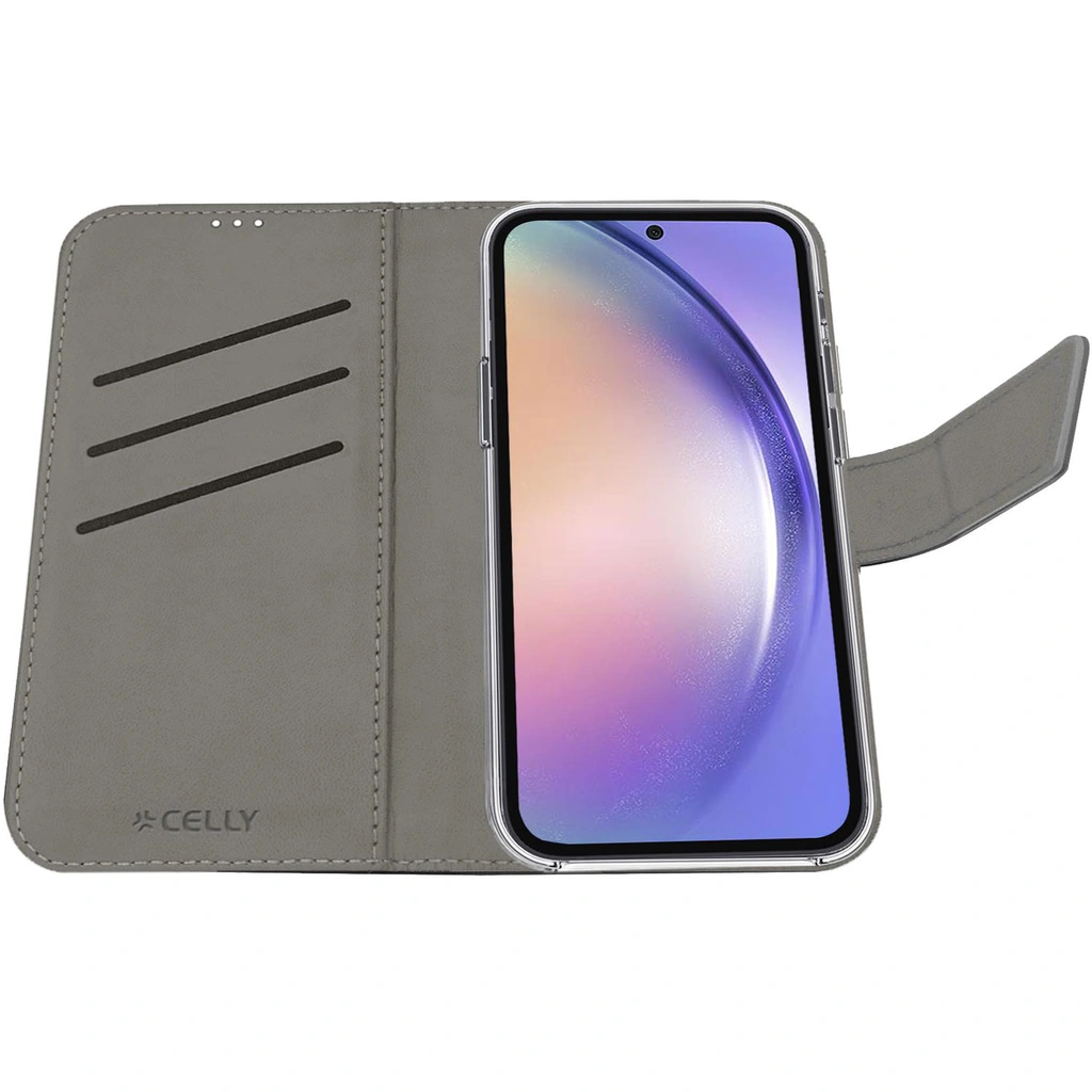 Wally Wallet Case Galaxy A55 5G Svart