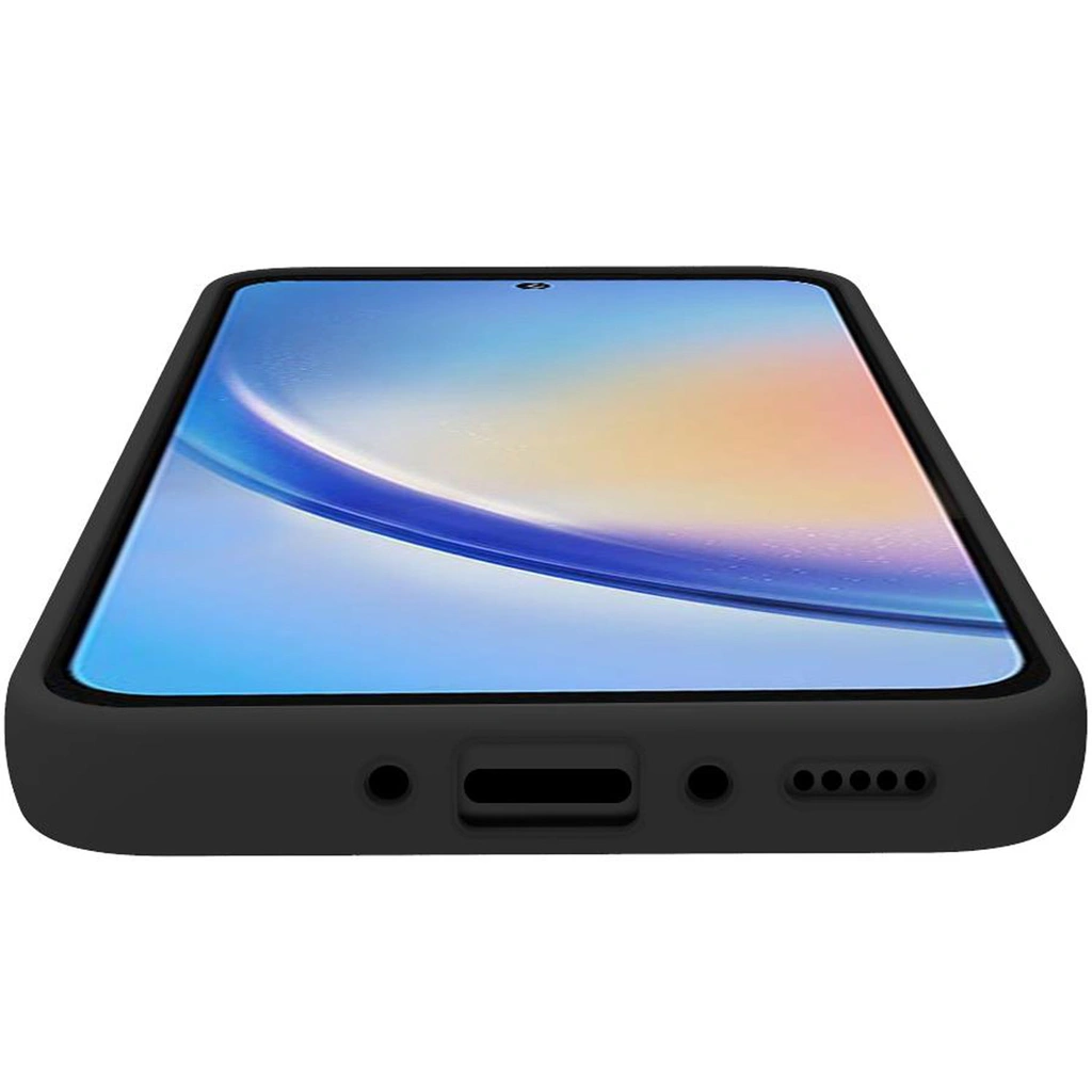 Cromo Soft rubber case Galaxy A35 5G Svart