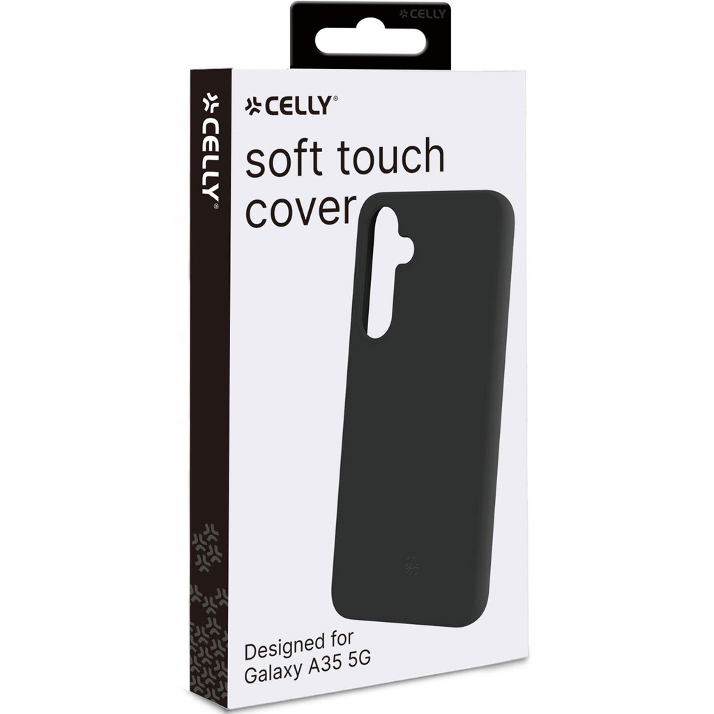 Cromo Soft rubber case Galaxy A35 5G Svart