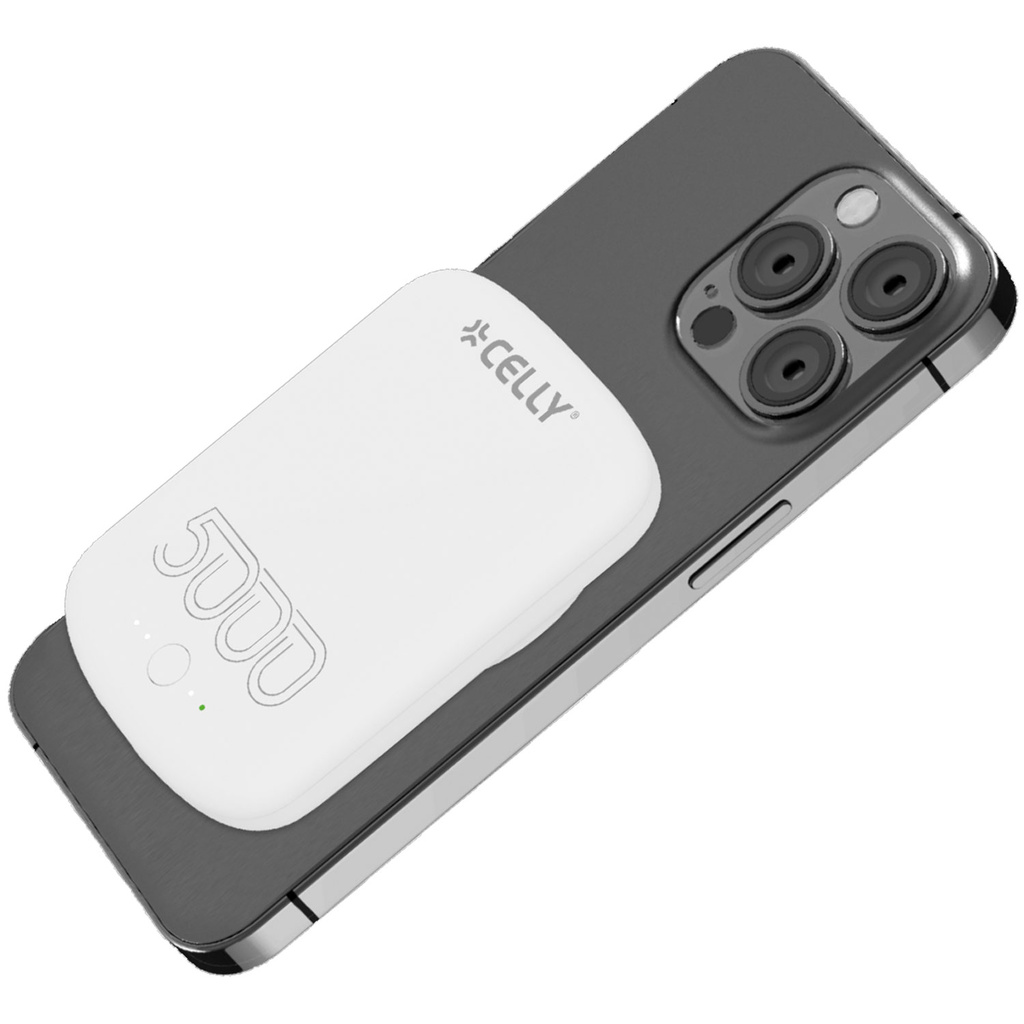 PowerBank 5.000 mAh 10W MagSafe-kompatibel Vit