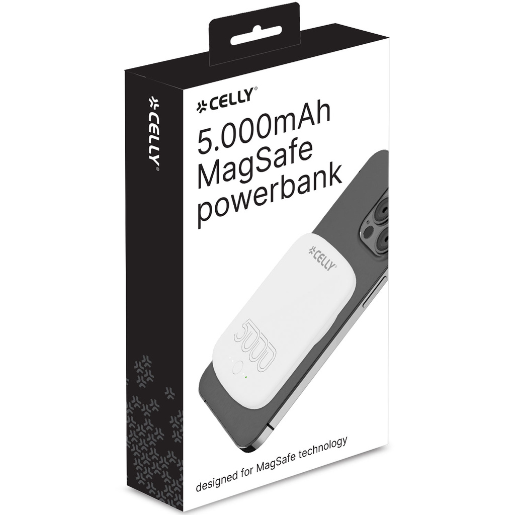 PowerBank 5.000 mAh 10W MagSafe-kompatibel Vit