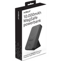 PowerBank 10.000 mAh 10W/2,5W MagSafe-kompatibel med ställ Svart