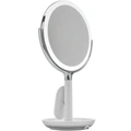 Bathroom Wireless Charger with Mirror Round LED 8inch
