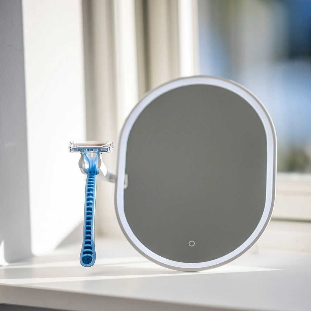 Bathroom Shower Mirror with Magnetic Mount