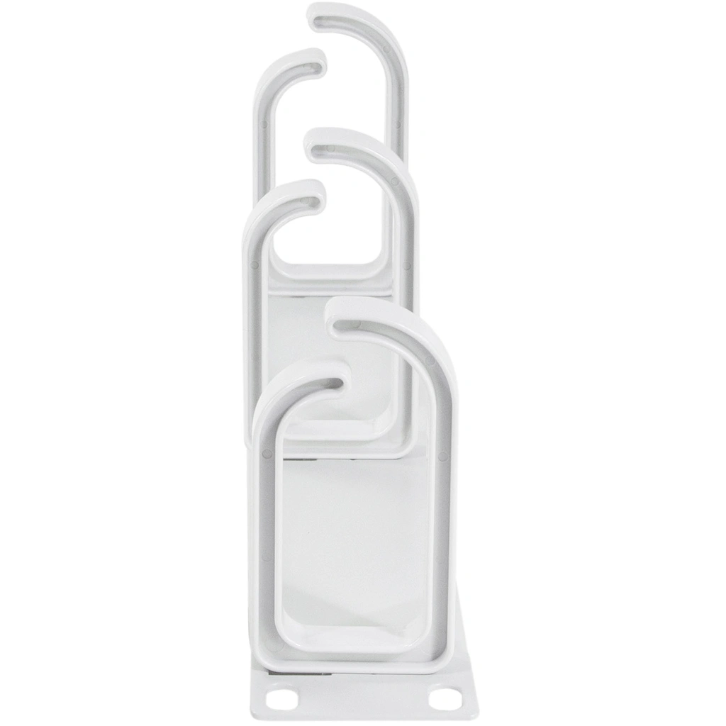 10"-kabelpanel med 3 fästen U1 Grå