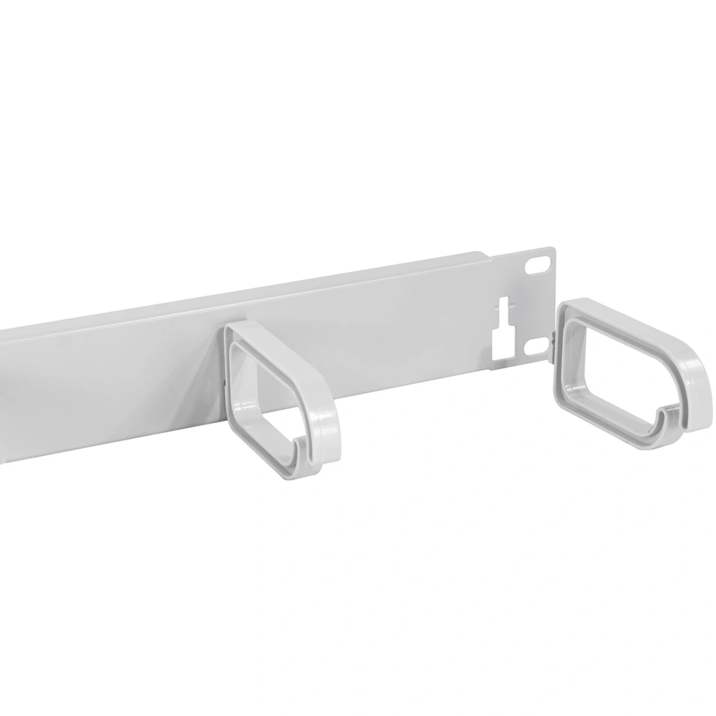 10"-kabelpanel med 3 fästen U1 Grå