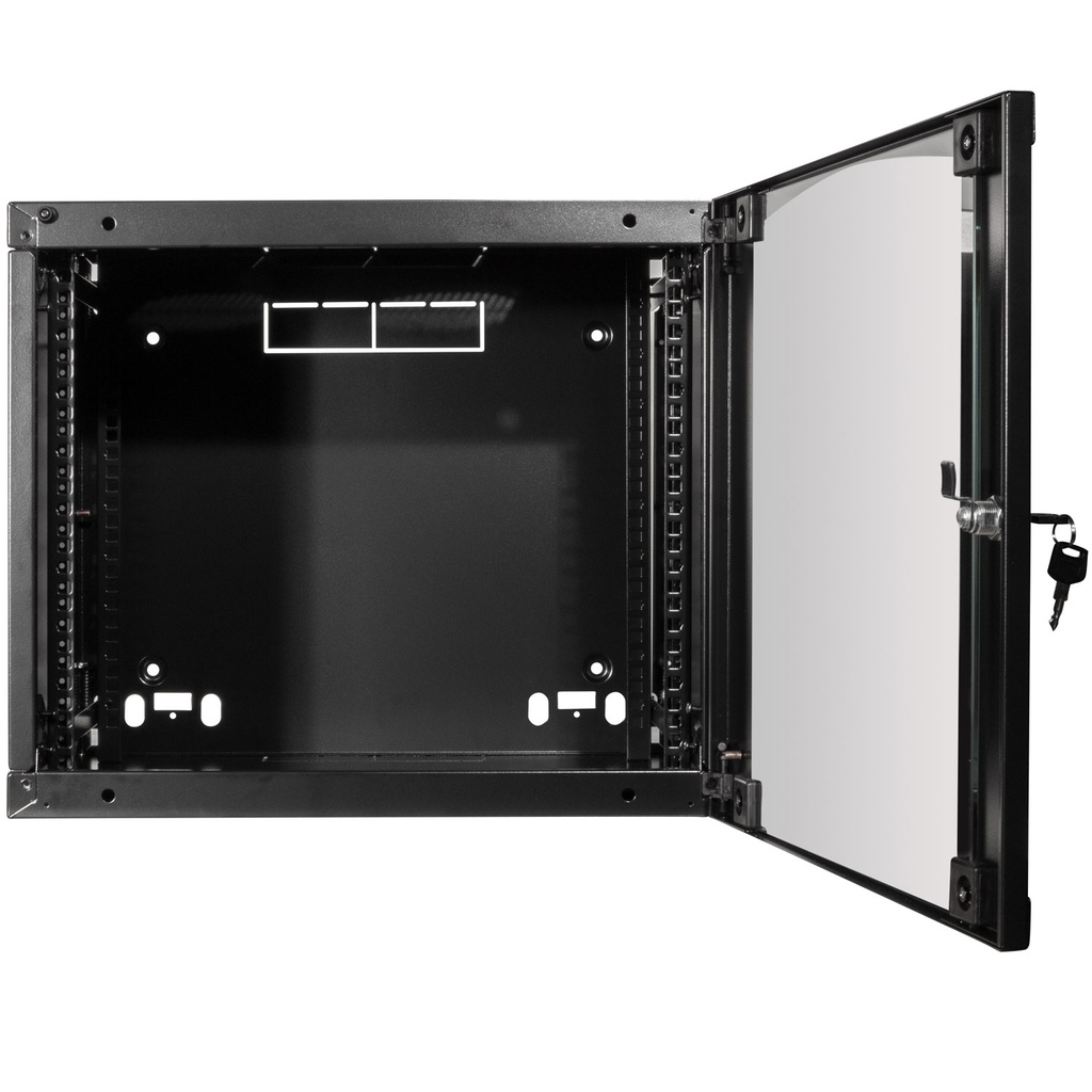 19" Väggskåp/serverskåp U6 540 x 450 x 330 mm Omonterat Svart