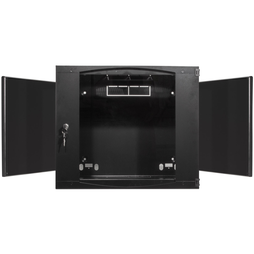 19" Väggskåp/serverskåp U6 540 x 450 x 330 mm Omonterat Svart