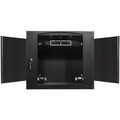 19" Väggskåp/serverskåp U6 540 x 450 x 330 mm Omonterat Svart