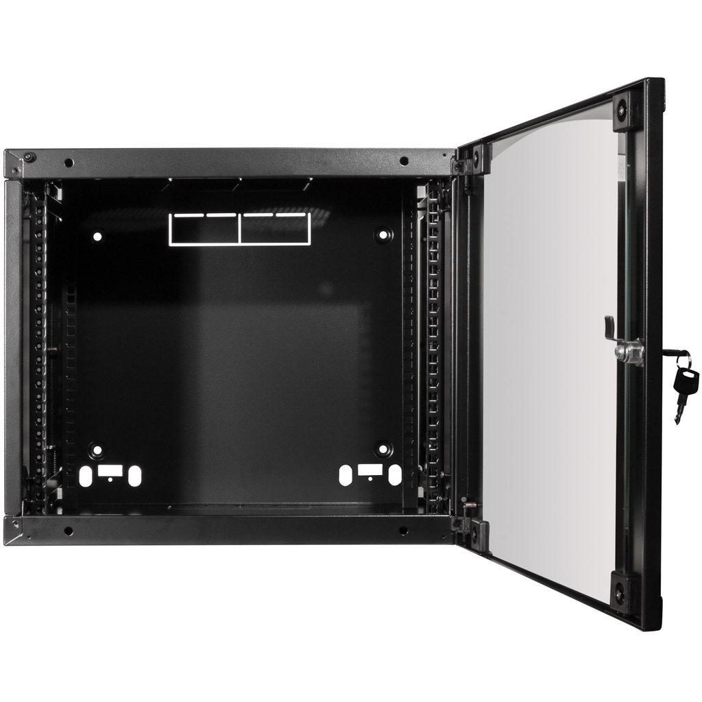 19" Väggskåp/serverskåp U9 540 x 450 x 460 mm Omonterat Svart
