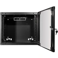 19" Väggskåp/serverskåp U9 540 x 450 x 460 mm Omonterat Svart
