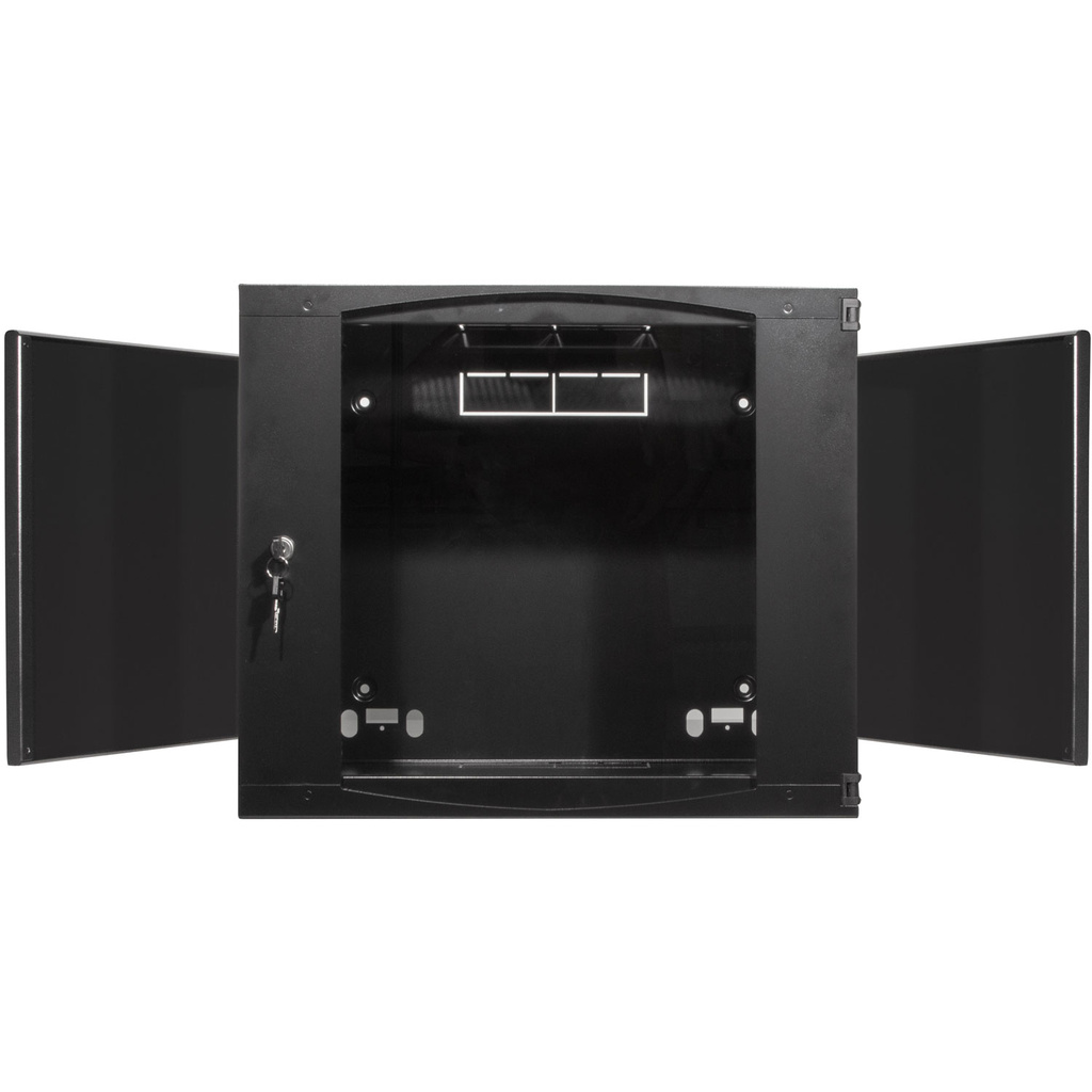 19" Väggskåp/serverskåp U9 540 x 450 x 460 mm Omonterat Svart