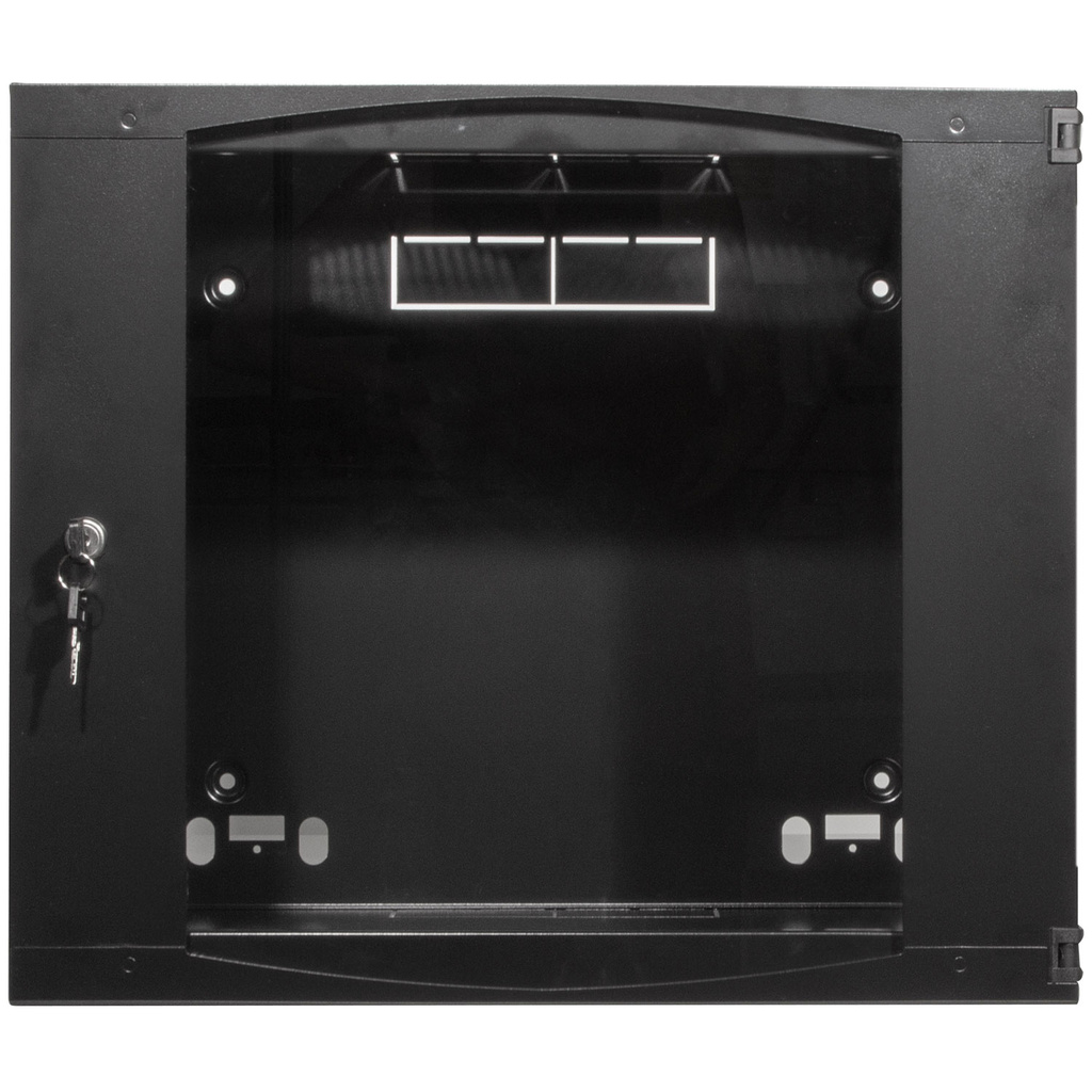 19" Väggskåp/serverskåp U9 540 x 450 x 460 mm Omonterat Svart