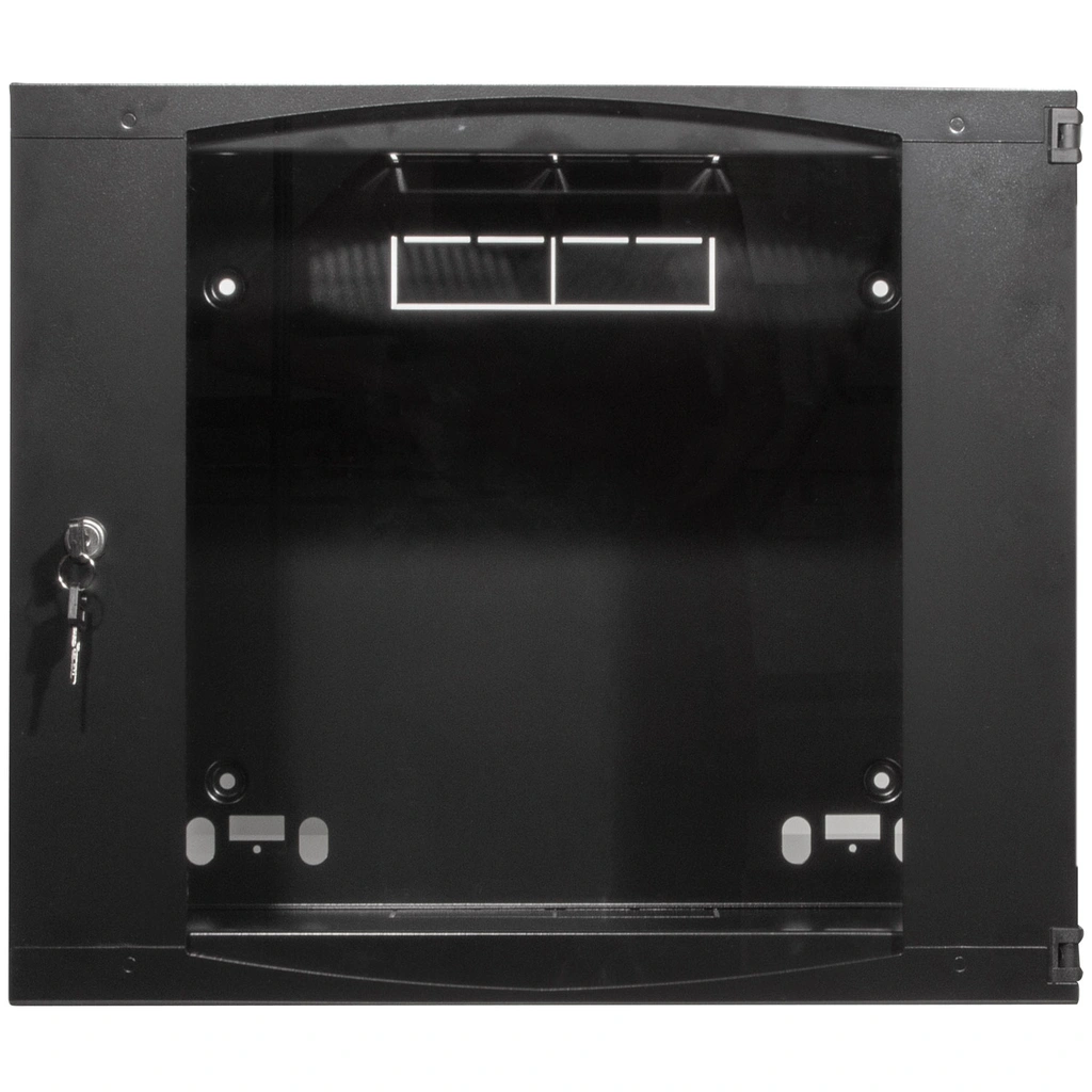 19" Väggskåp/serverskåp U9 540 x 450 x 460 mm Omonterat Svart