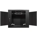 19" Väggskåp/serverskåp U12 540 x 450 x 595 mm Omonterat Svart