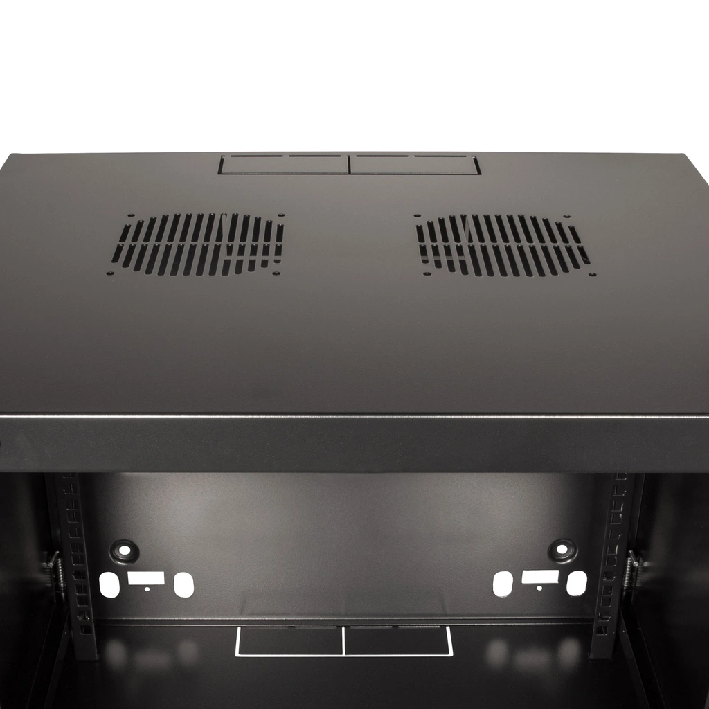 19" Väggskåp/serverskåp U12 540 x 450 x 595 mm Omonterat Svart