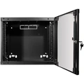 19" Väggskåp/serverskåp U15 540 x 450 x 725 mm Omonterat Svart