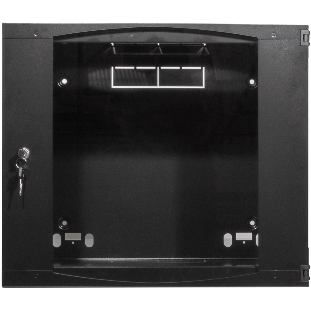 19" Väggskåp/serverskåp U15 540 x 450 x 725 mm Omonterat Svart