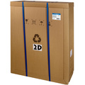 19" Väggskåp/serverskåp U15 540 x 450 x 725 mm Omonterat Svart